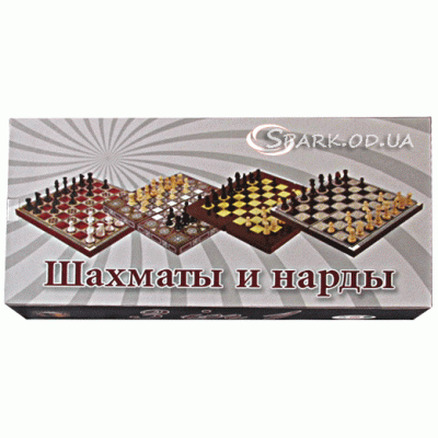 Настольная игра "Шахматы, нарды, шашки" № W5008A