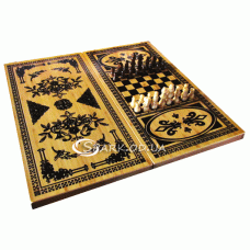 Настольная игра "Шахматы, нарды, шашки" № B5025-C