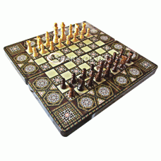 Настольная игра "Шахматы, нарды, шашки" № W5008A