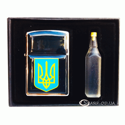 Подарочная бензиновая зажигалка Ukraine LN-402