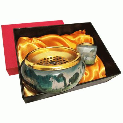 Подарочный набор пепельница и зажигалка № 701-215