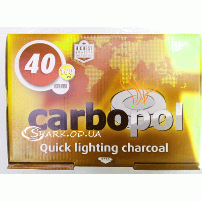 Вугілля Carbopol 40мм.
