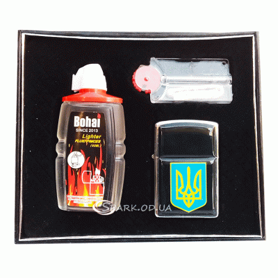 Набор с бензиновой зажигалкой "Украина"